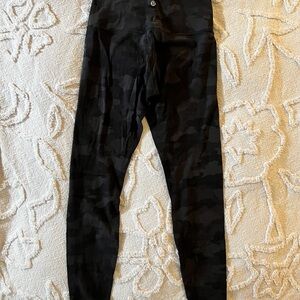 lululemon athletica Black Camo Leggings